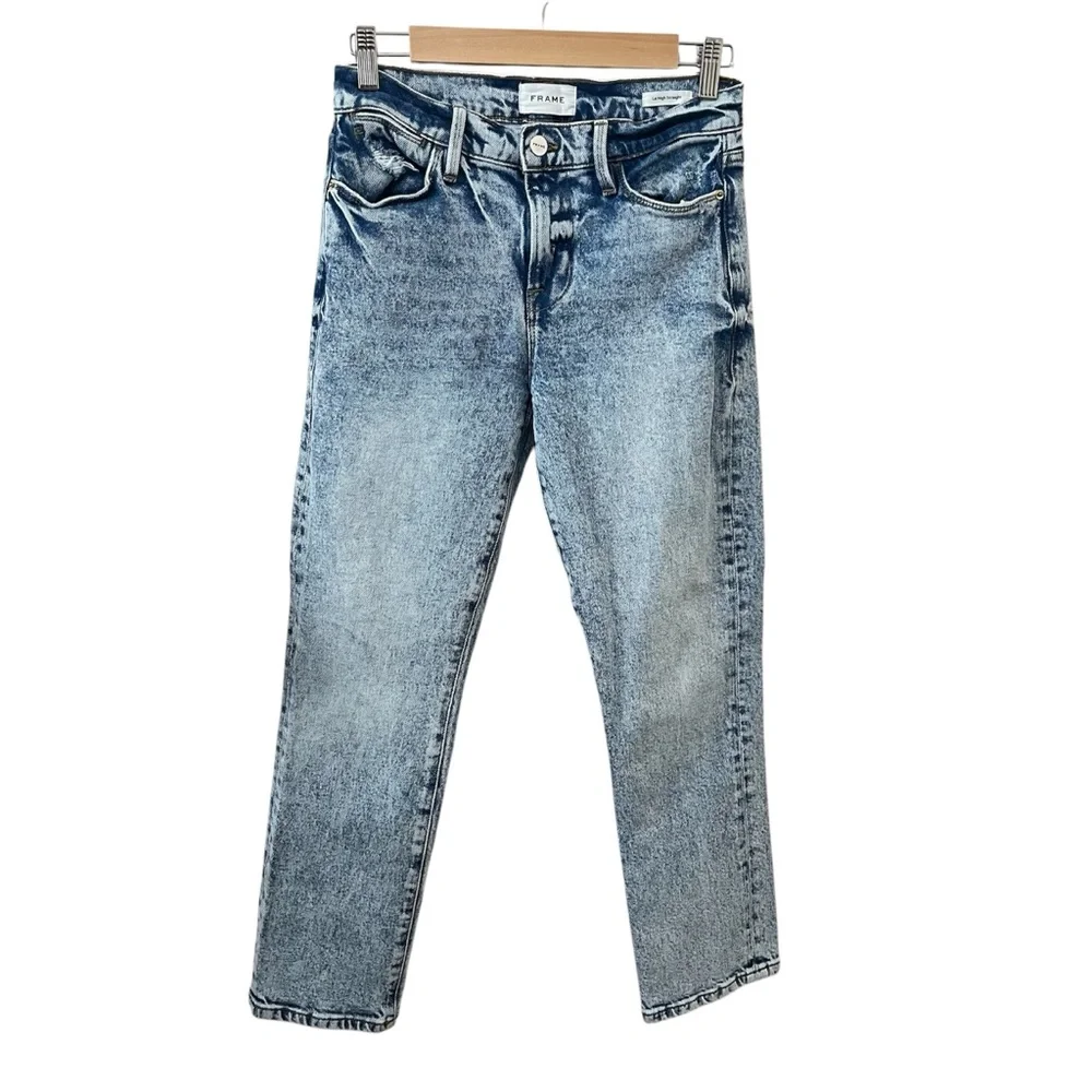 FRAME Denim Le High Straight Lombard Wash High Rise Size 26